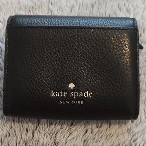 Kate Spade Black Leather Card Holder